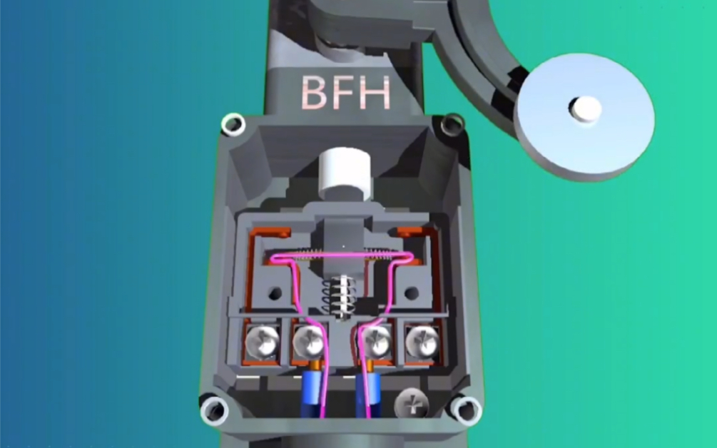 行程开关工作原理和内部结构讲解哔哩哔哩bilibili