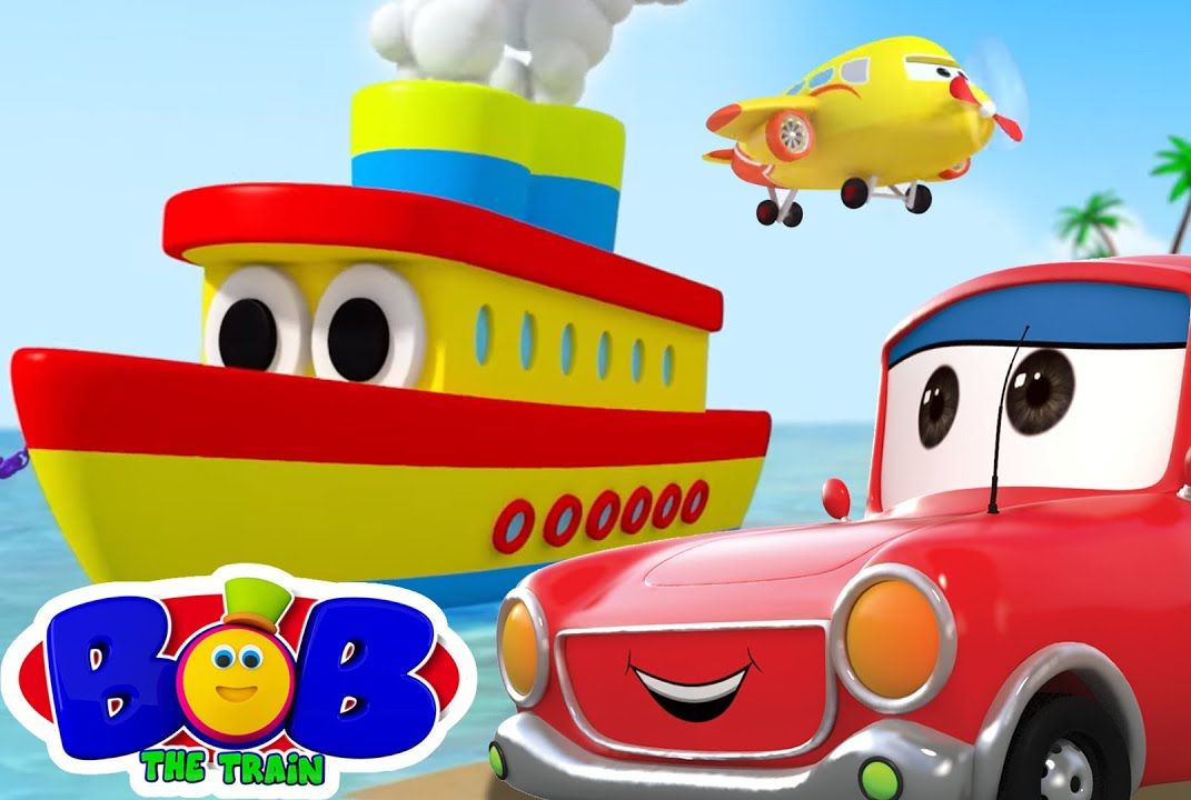 Transport Song Learn Vehicles by Bob The Train小火车英文早教儿歌动画片哔哩哔哩bilibili