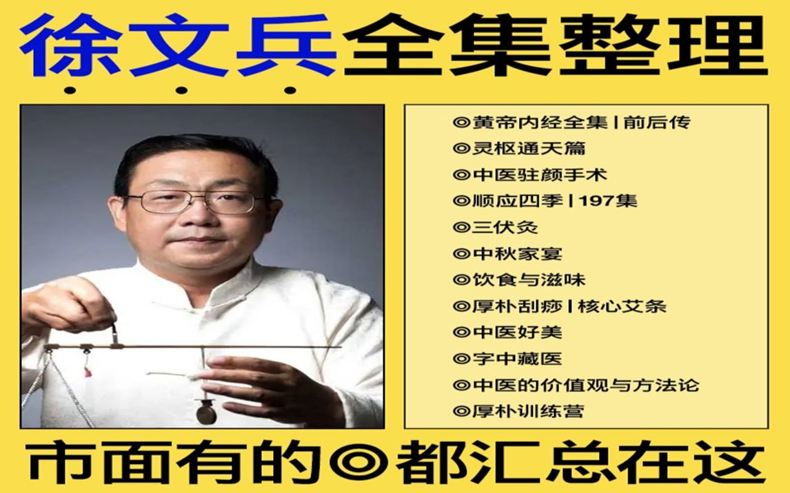 [图]【徐文兵梁东对话】徐文兵讲解黄帝内经全集视频（第1集）