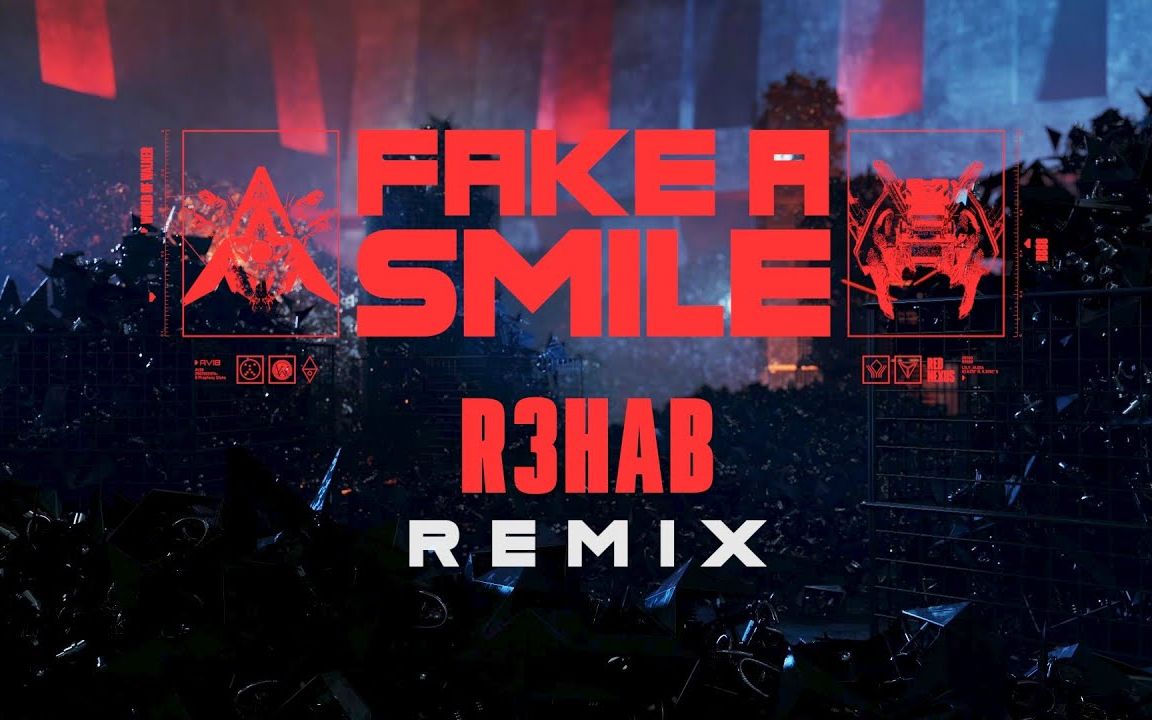 alan walker & salem ilese - fake a smile (r3hab remix visualiser