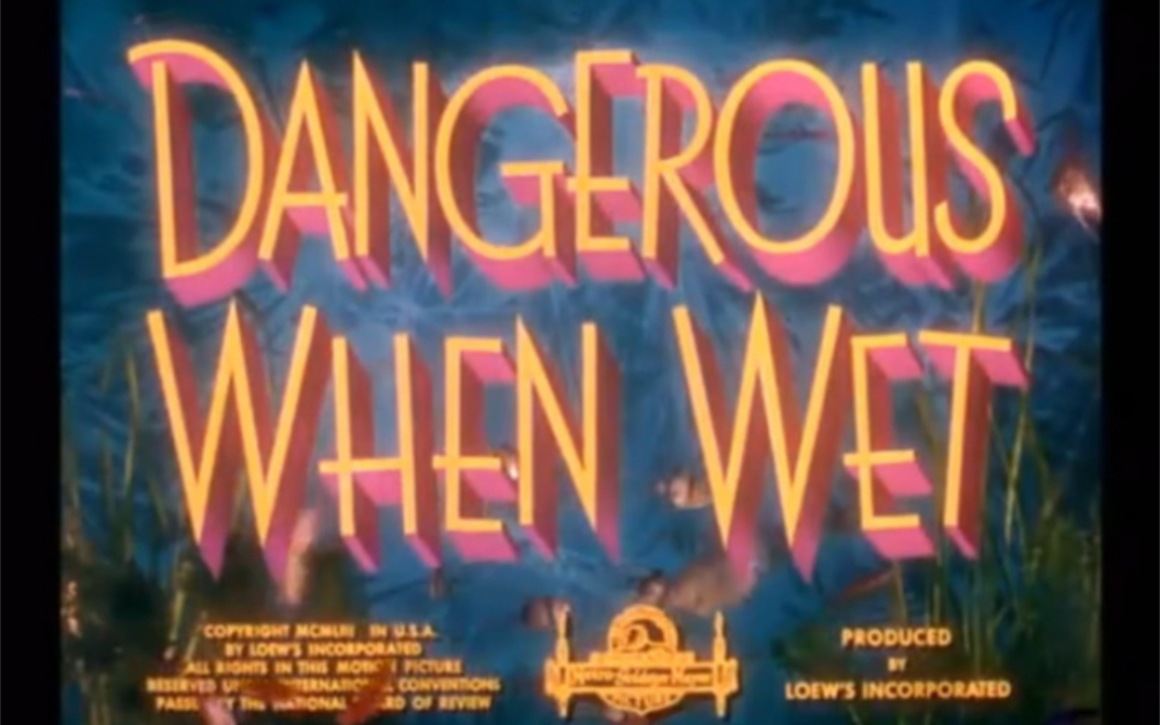 米高梅电影1953年原版:湿身危险(Dangerous When Wet)哔哩哔哩bilibili