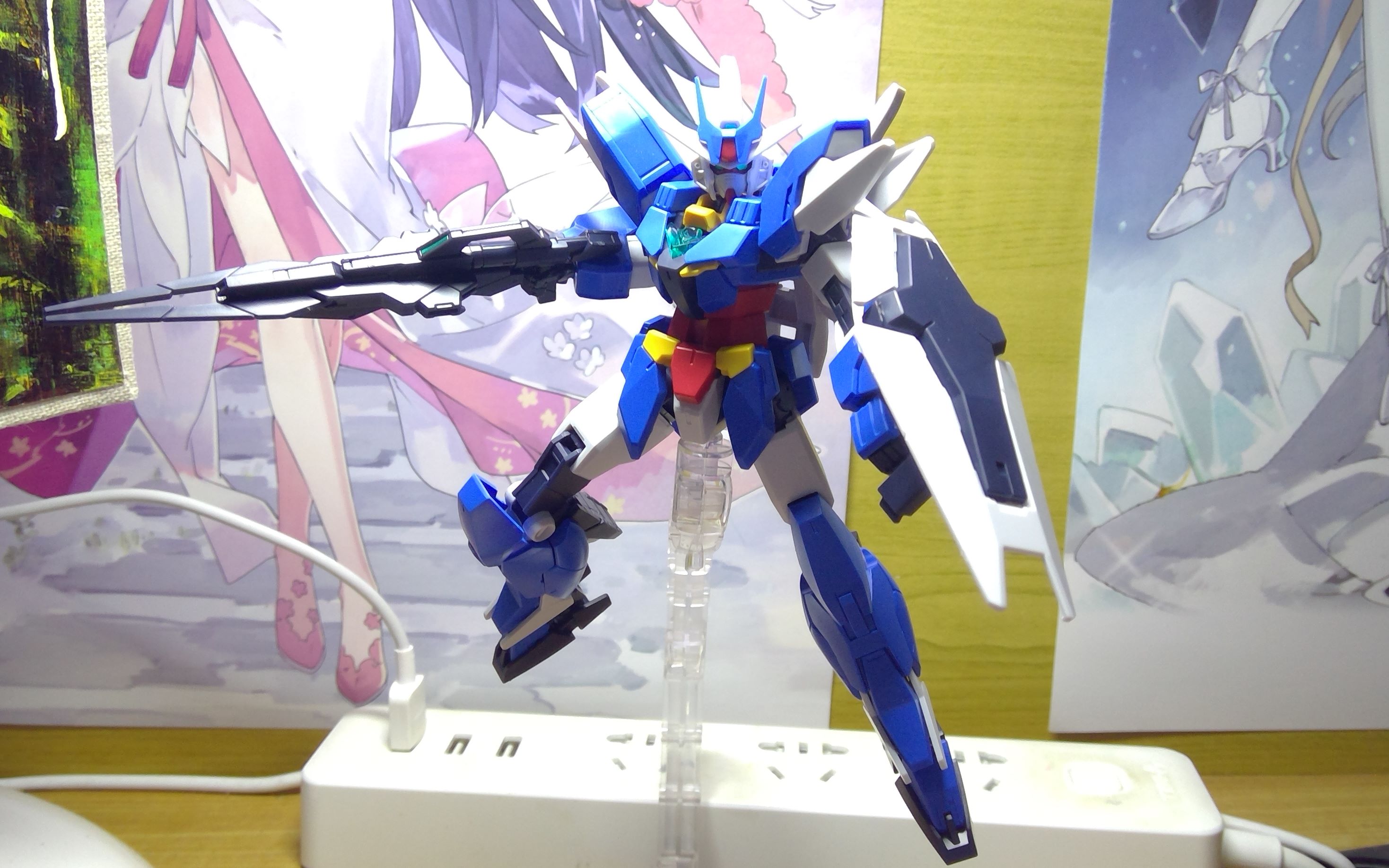 万代hgbdr core gundam核心高达&earth pack earthree gundam/地球三