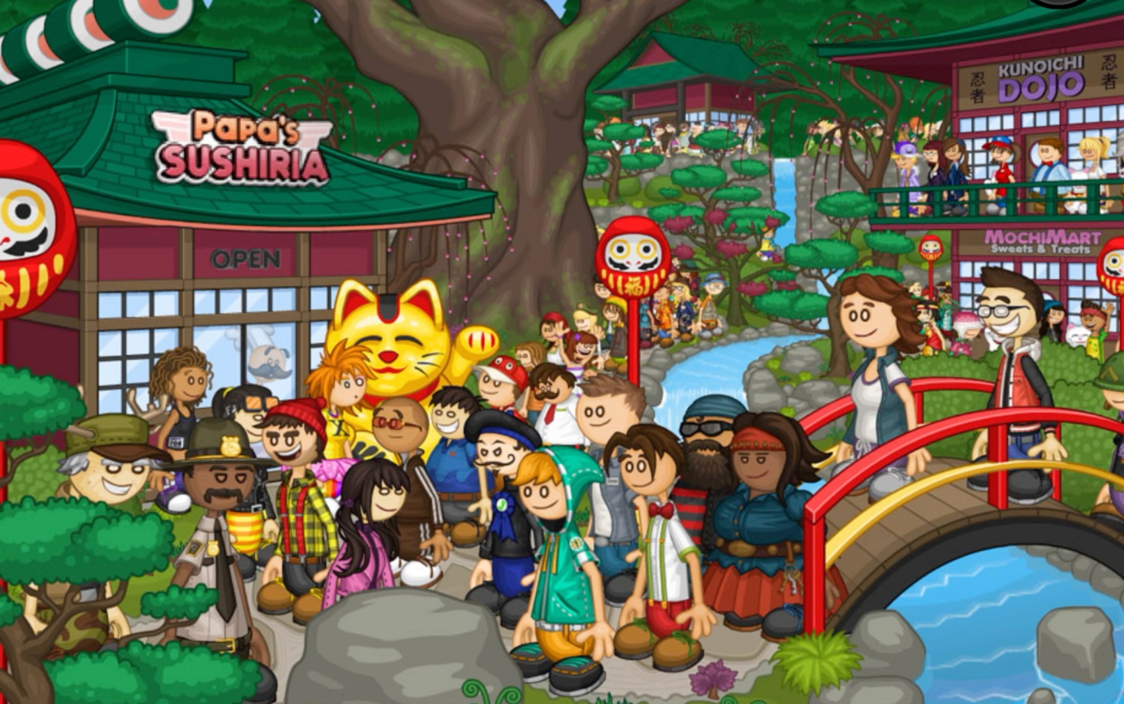 《老爹系列》寿司店114天!【过百人在我店门口】{连老爹本人都来了}