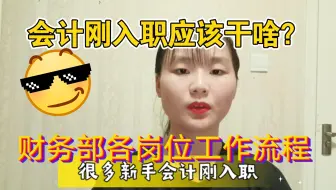 会计刚入职不知道做什么？这份箱子的财务工作流程拿去