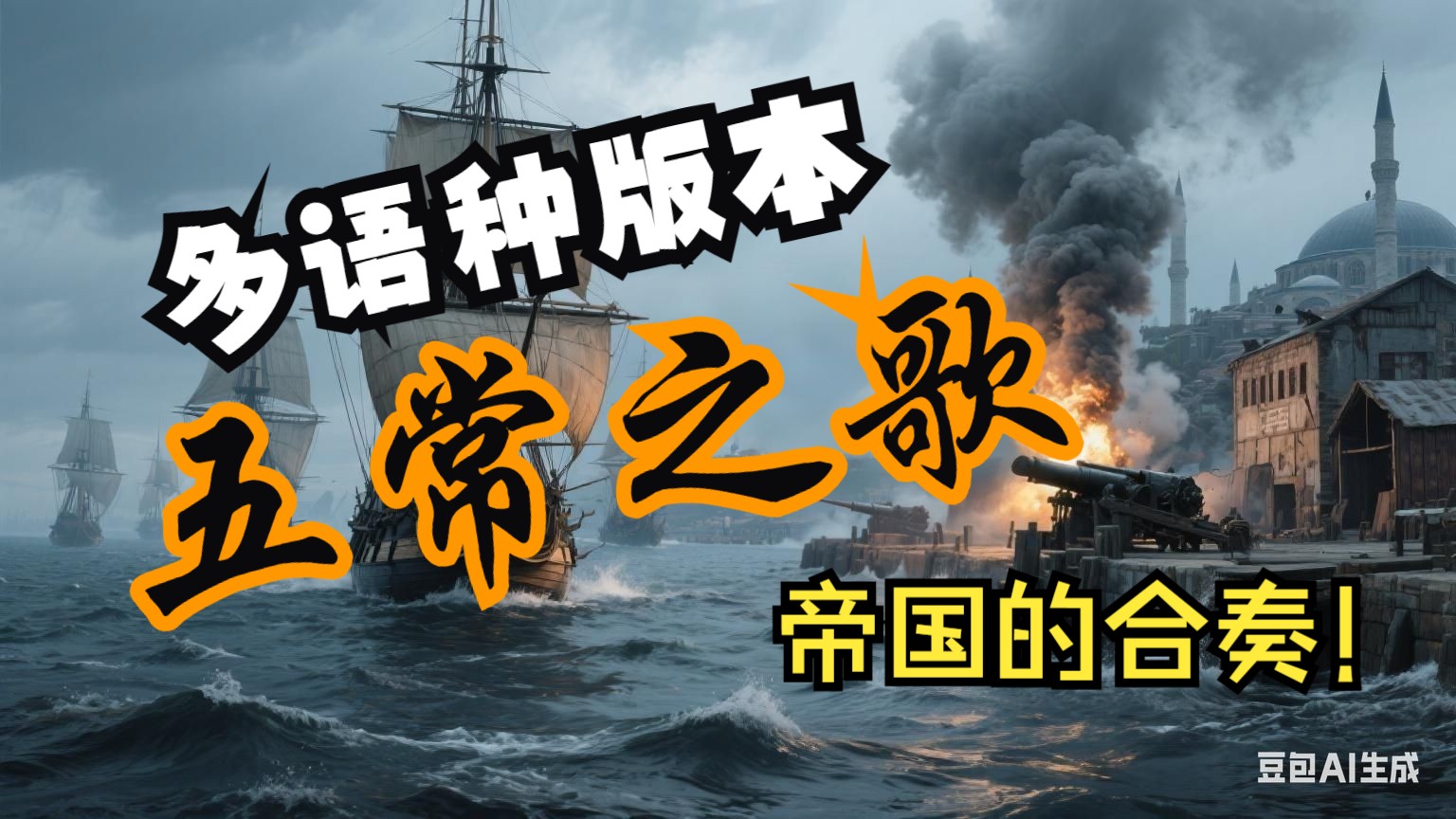 帝国的合奏 - Song of Empires - 五常之歌多语种(实验版)-夏天凉了海淡了霞-改编歌---五常-哔哩哔哩视频