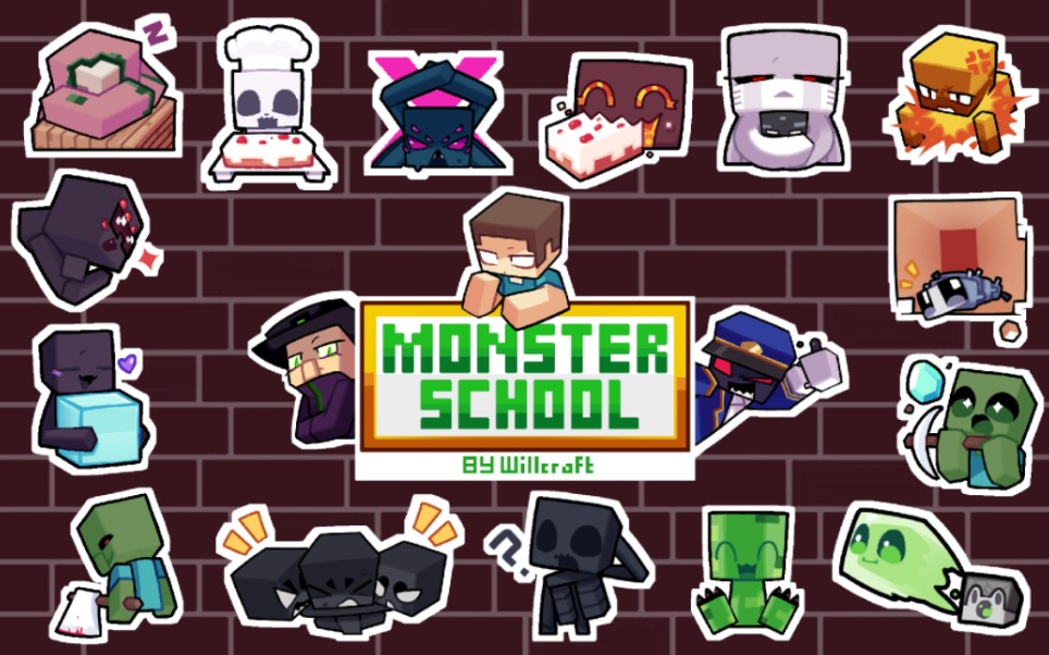 【初代怪物学院】我给我冷圈画了贴纸