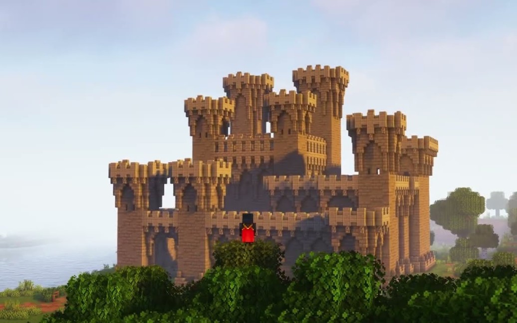 迷你世界城堡建筑教程图片