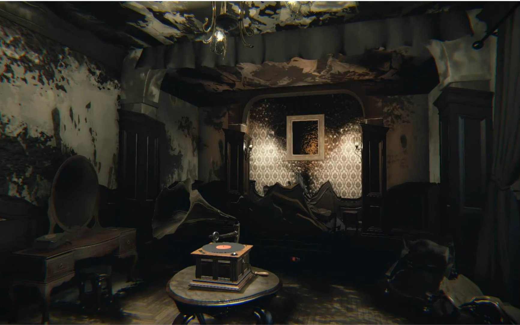 恐怖游戏【层层恐惧】镇定实况02:魔性的音乐!