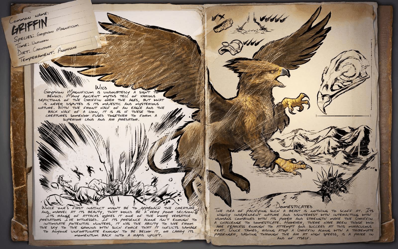 方舟生存进化标本日记狮鹫