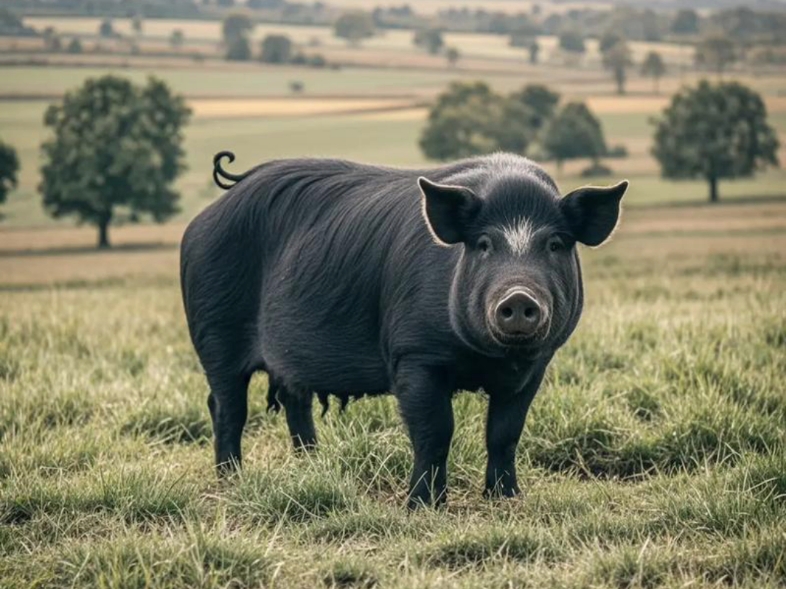 黑猪图片