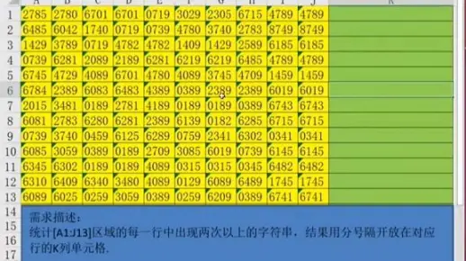 Excel VBA应用案例：统计高频字符串#编程 #玩转office - 抖音
