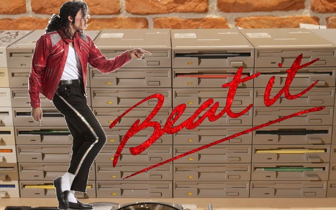 (软驱音乐) beat it [floppotron]