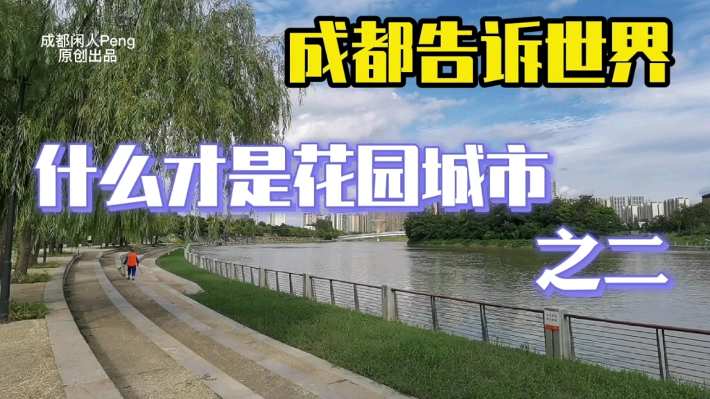 成都告诉世界什么是公园城市!哔哩哔哩bilibili