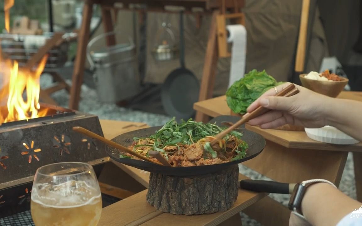 [图]【治愈系露营】Solo Camp 单人露营，享受清澈的森林露营和美食