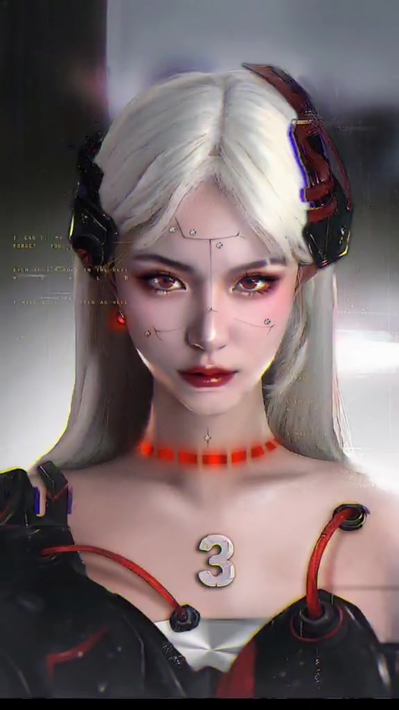 画 仿妆 赛博朋克 妆容 欢迎来到2047