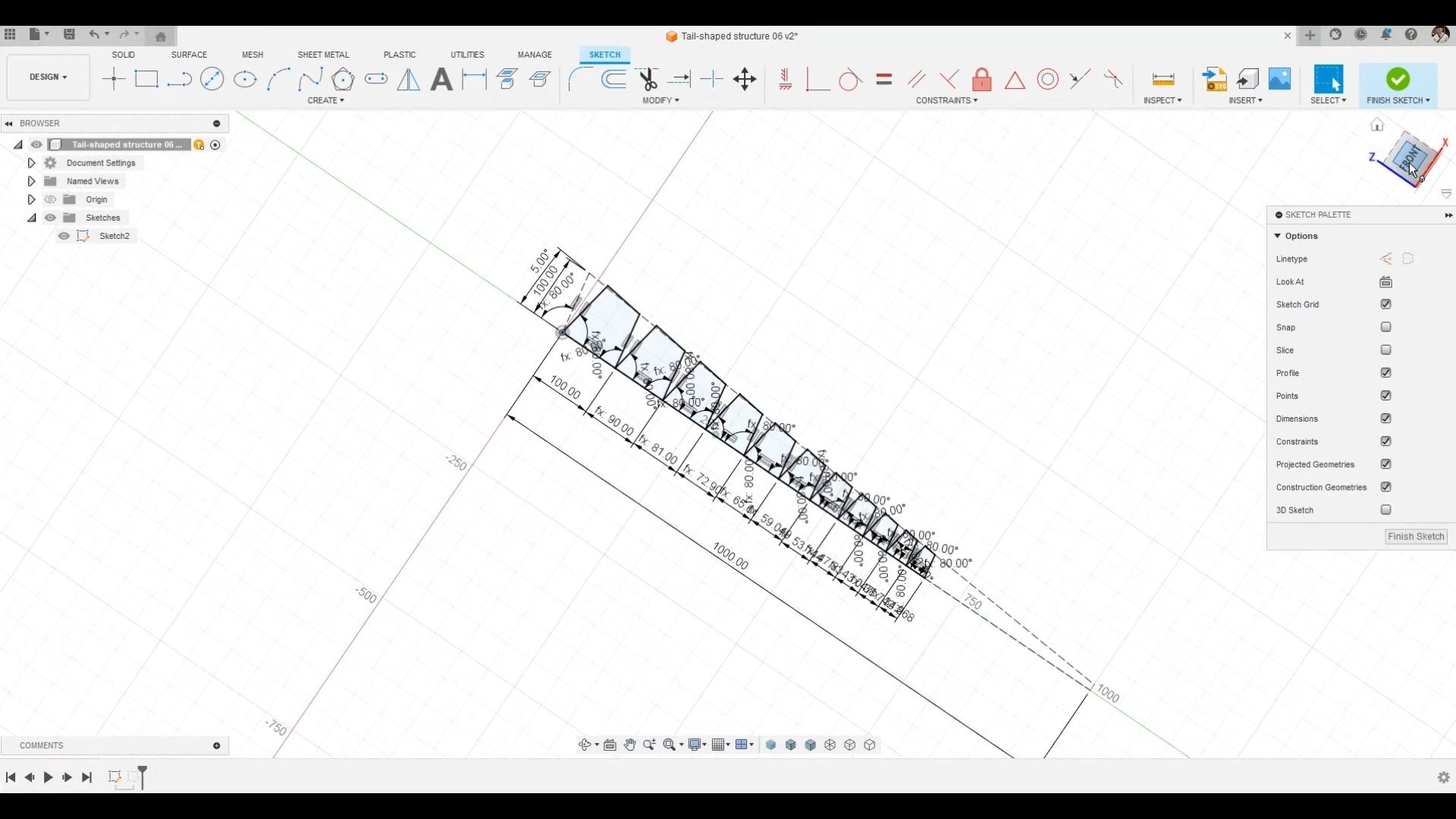 【立体设计通信94】Fusion360 尻尾のような构造物 Tailshaped structure 6okc5R5zVBE哔哩哔哩bilibili