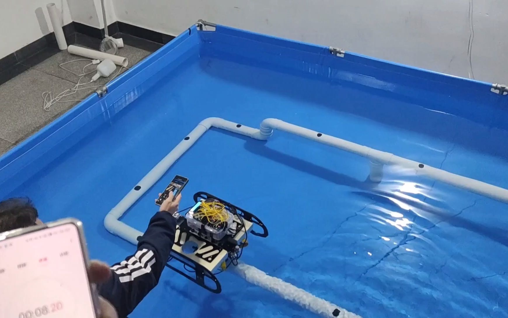 水下机器人管道巡检