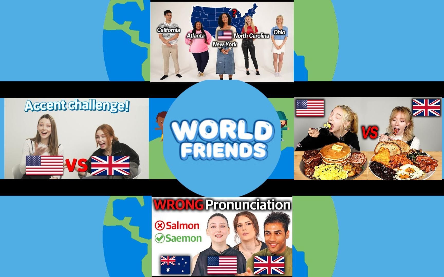 World Friends (世界各地的英语)(与美式对比)(停更)哔哩哔哩bilibili