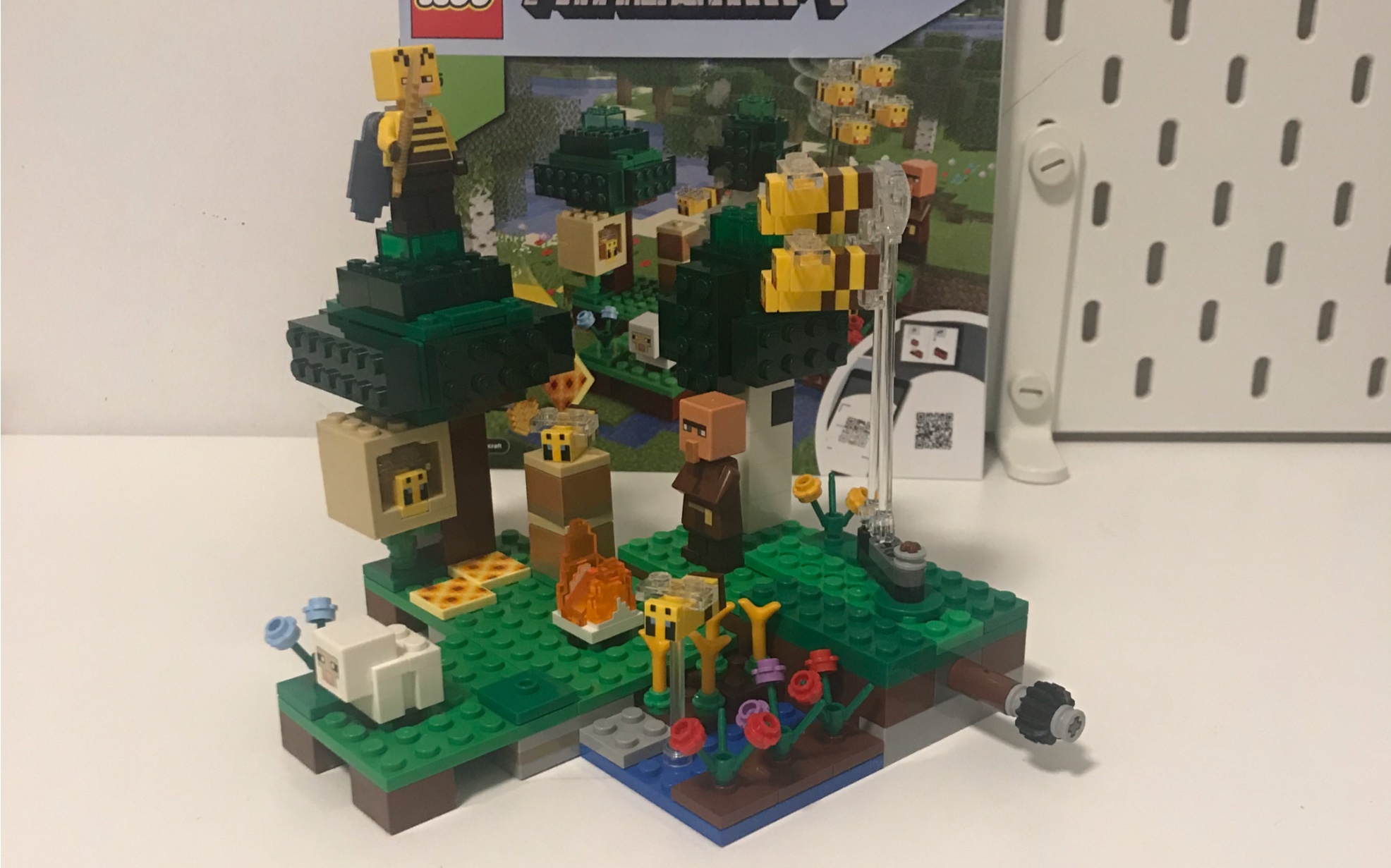 乐高21165我的世界养蜂场测评