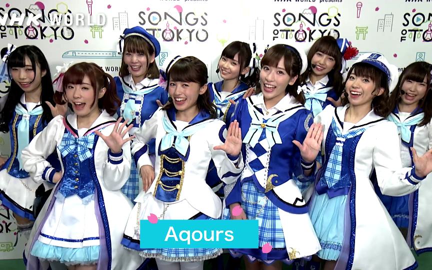 [中字] nhk world「songs of tokyo」告知視頻 aqours