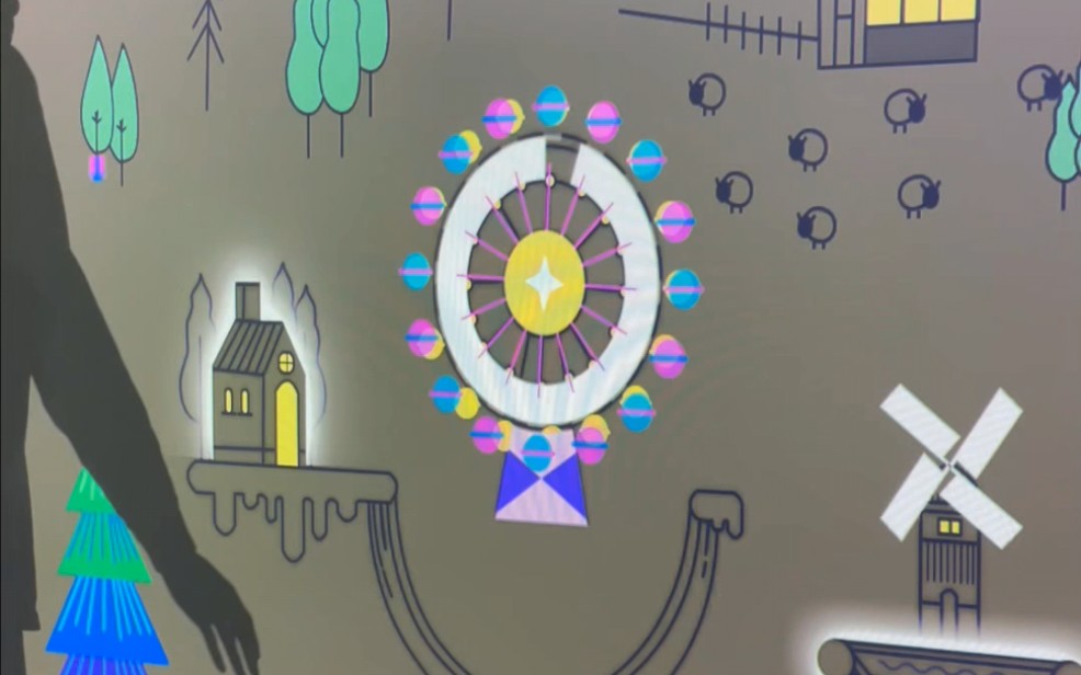 魔法互动触摸墙,内容可定制让单调的墙面添上新花样