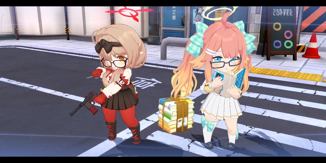 和一群可爱的小姐姐一起战斗击败boss!(蔚蓝档案)