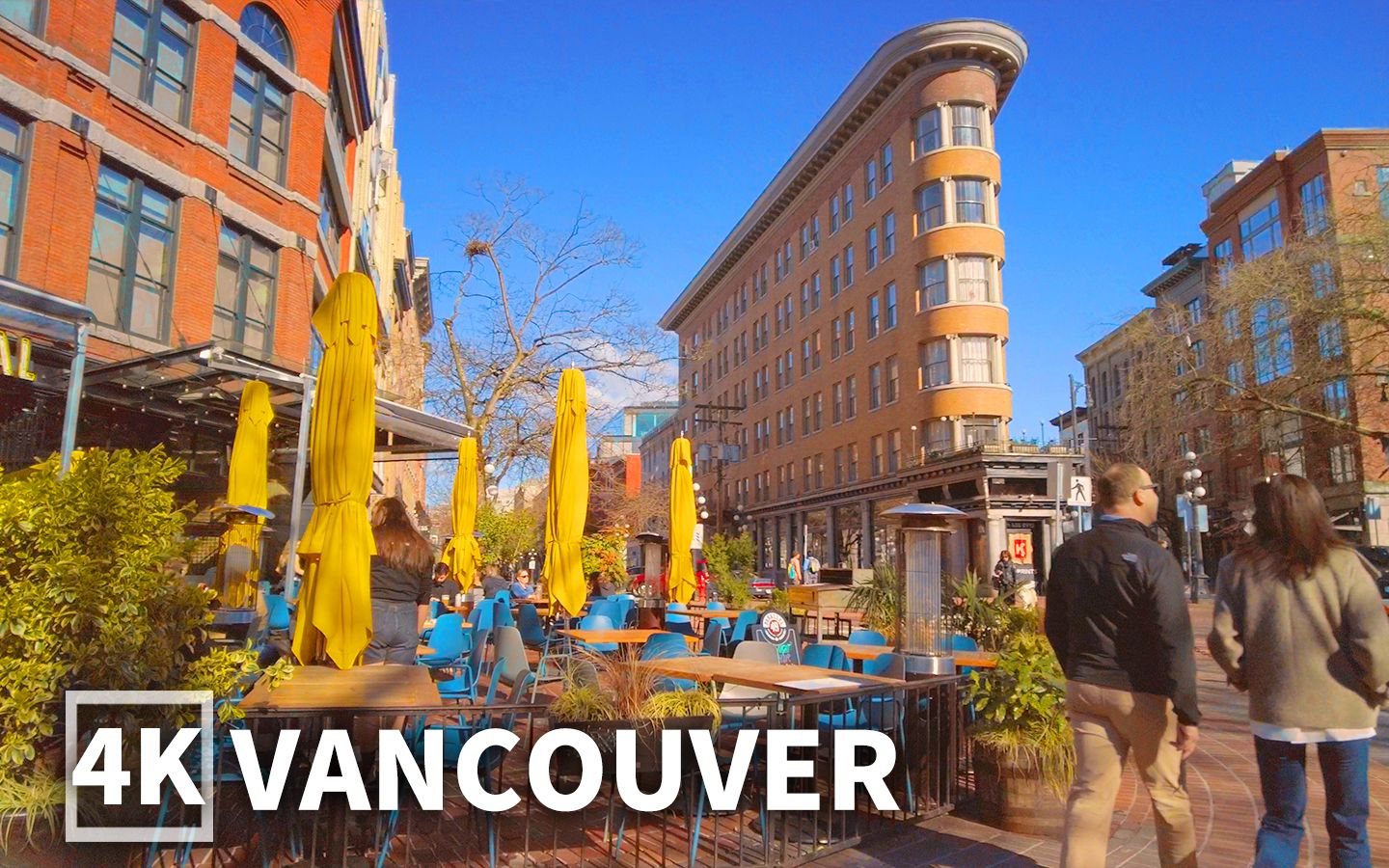 【4k】温哥华的春天到啦!跟我一起散步吧!【第一视角 加拿大 街景】