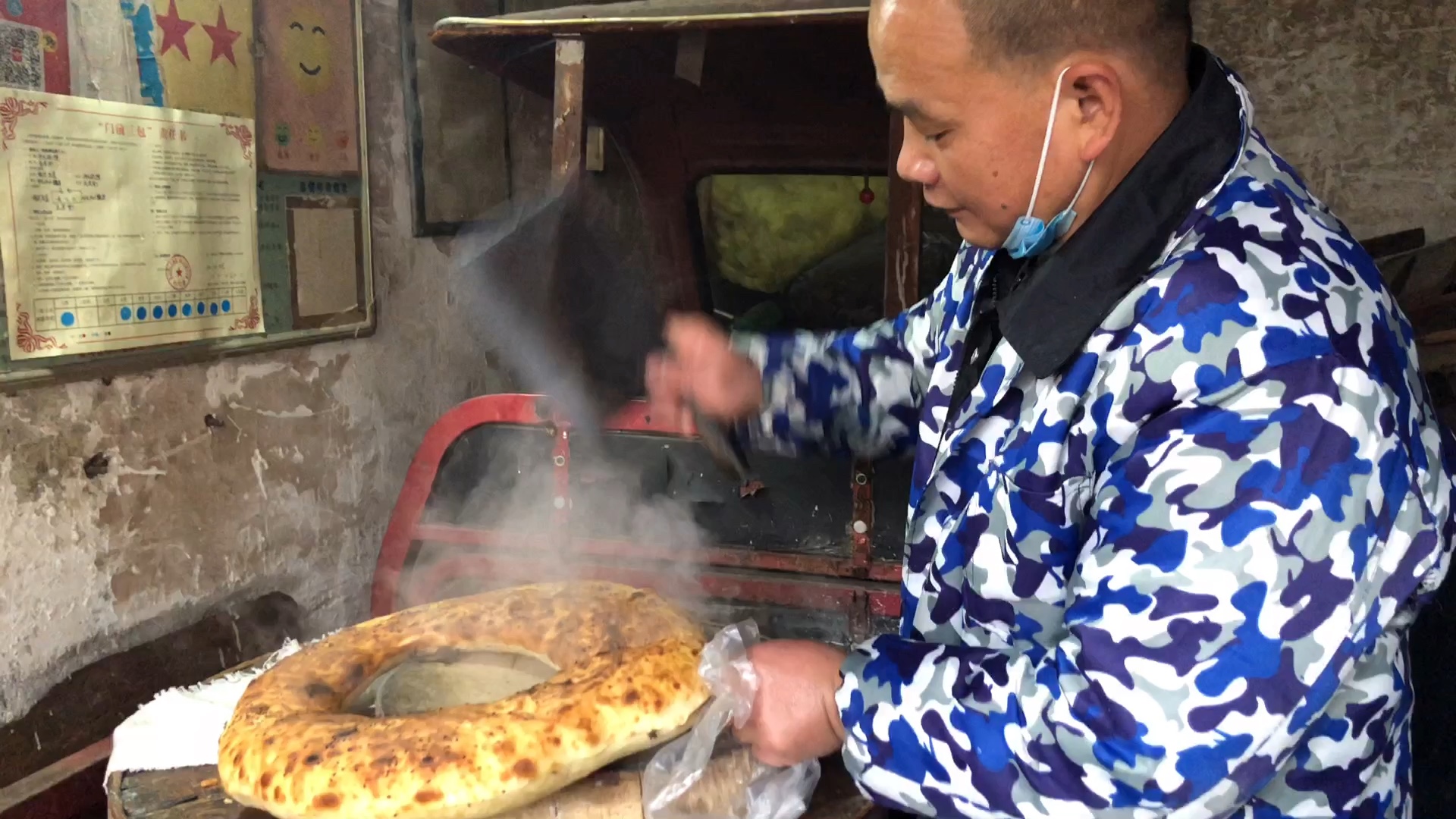 即将消失的小吃你吃过吗?小时候的味道!湖北传统美食砍馍剁馍哔哩哔哩bilibili