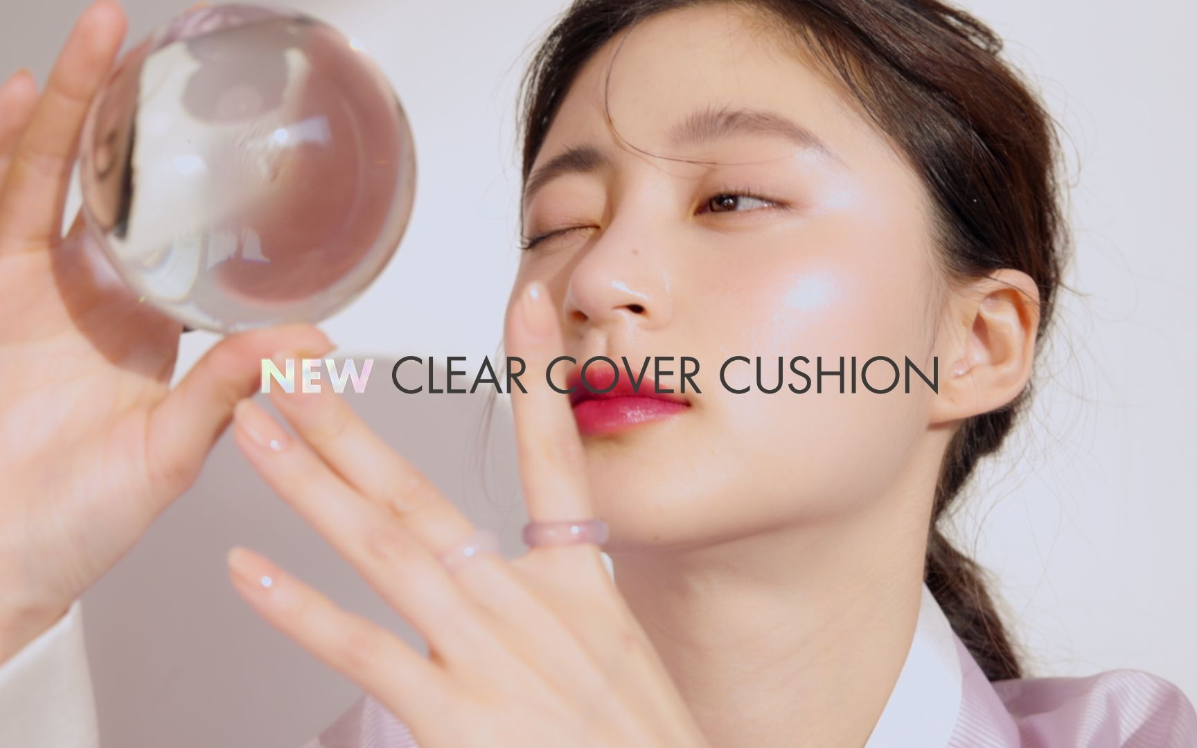 rom&nd CLEAR COVER CUSHION * 从遮瑕到光彩都完美地CLEAR~ 遮瑕和光彩, 能兼的鱼与熊掌, romand瓷白气垫!!哔哩哔哩bilibili