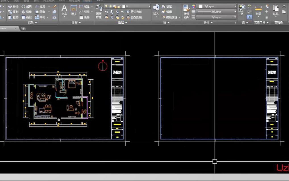 AutoCAD2018 室内设计应用| CAD属性块中的属性文字不能显示怎么办?哔哩哔哩bilibili