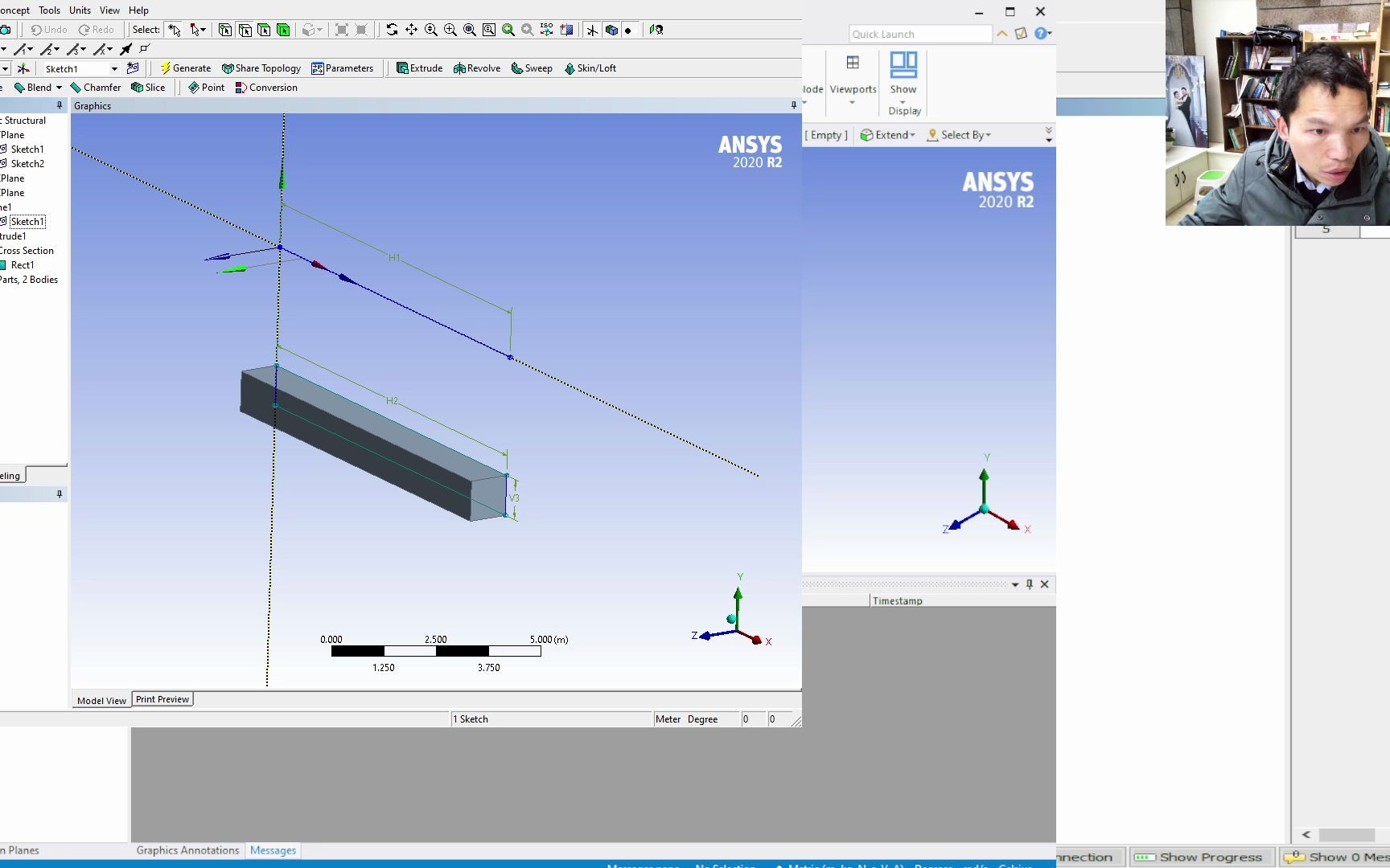 ANSYS 3 实体梁与梁单元对比哔哩哔哩bilibili