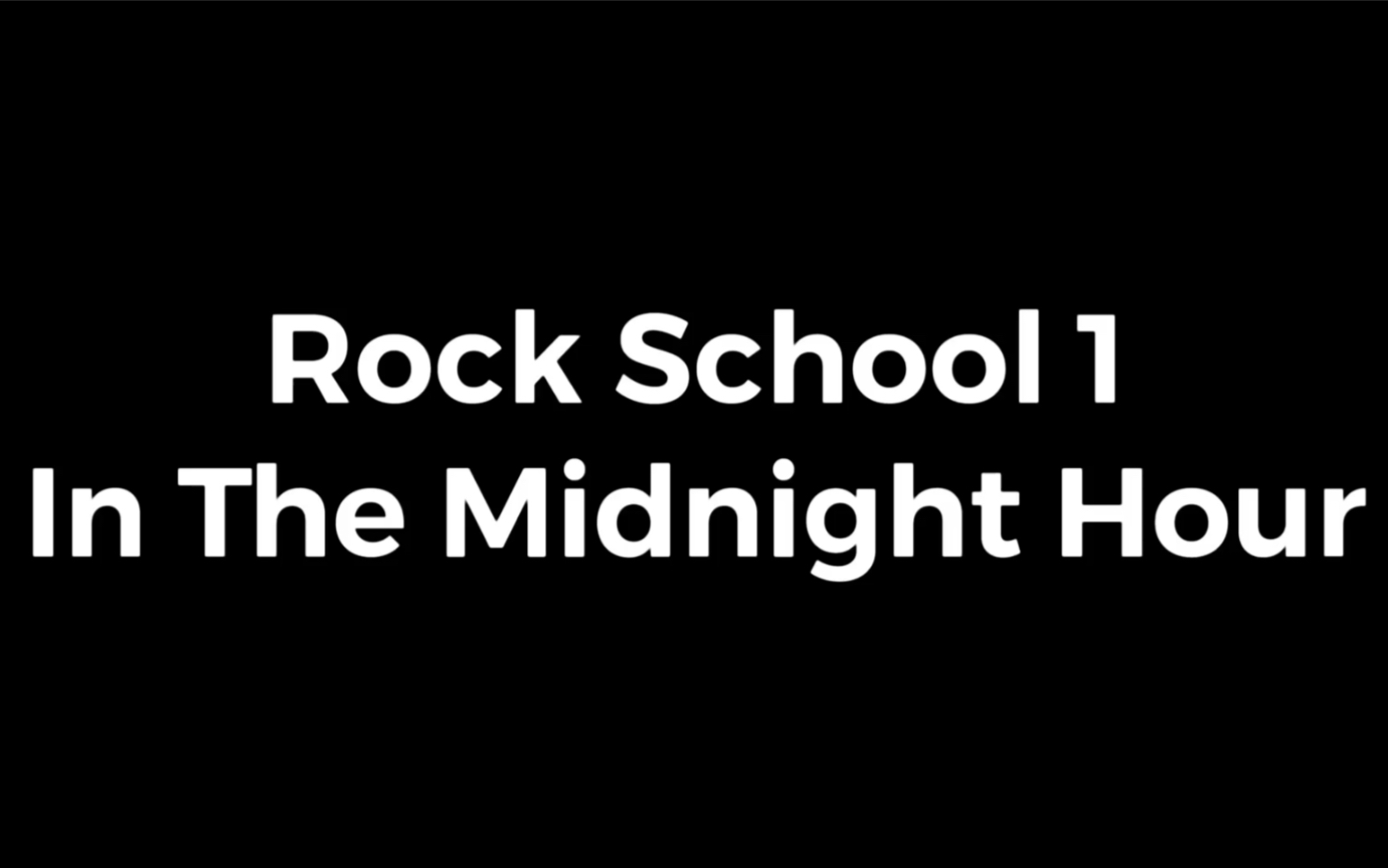 [图]【架子鼓】Rock School 1 In The Midnight Hour（带谱）-鼓手大飞