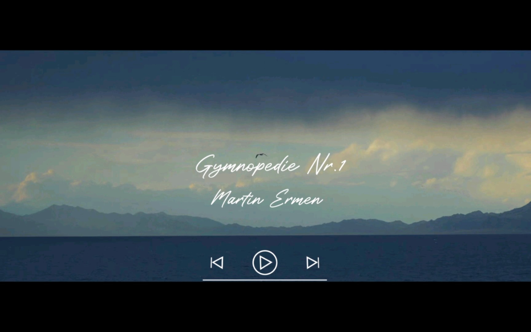 [图]【纯音推荐】缓缓走近的平静 《Gymnopedie Nr. 1》Martin Ermen