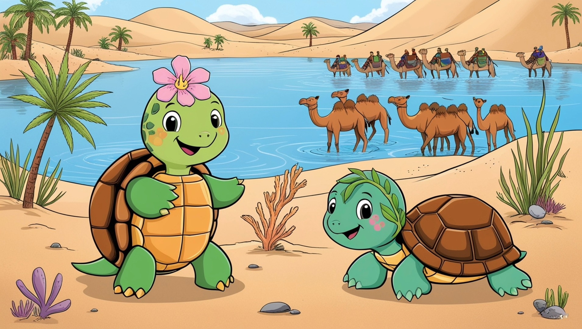 小海龟沙漠历险记