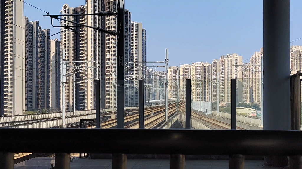 生活vlog丨广东城际接管后的三水北站列车入站