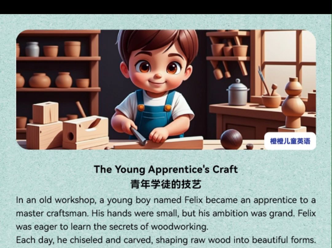 The Young Apprentice's Craft 青年学徒的技艺哔哩哔哩bilibili