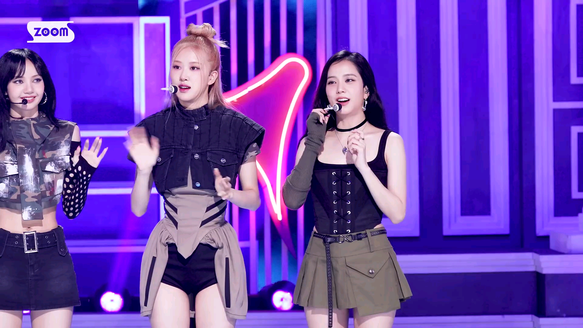 pink venom (blackpink jisoo 金智秀打歌舞台@sbs inkigayo 220828