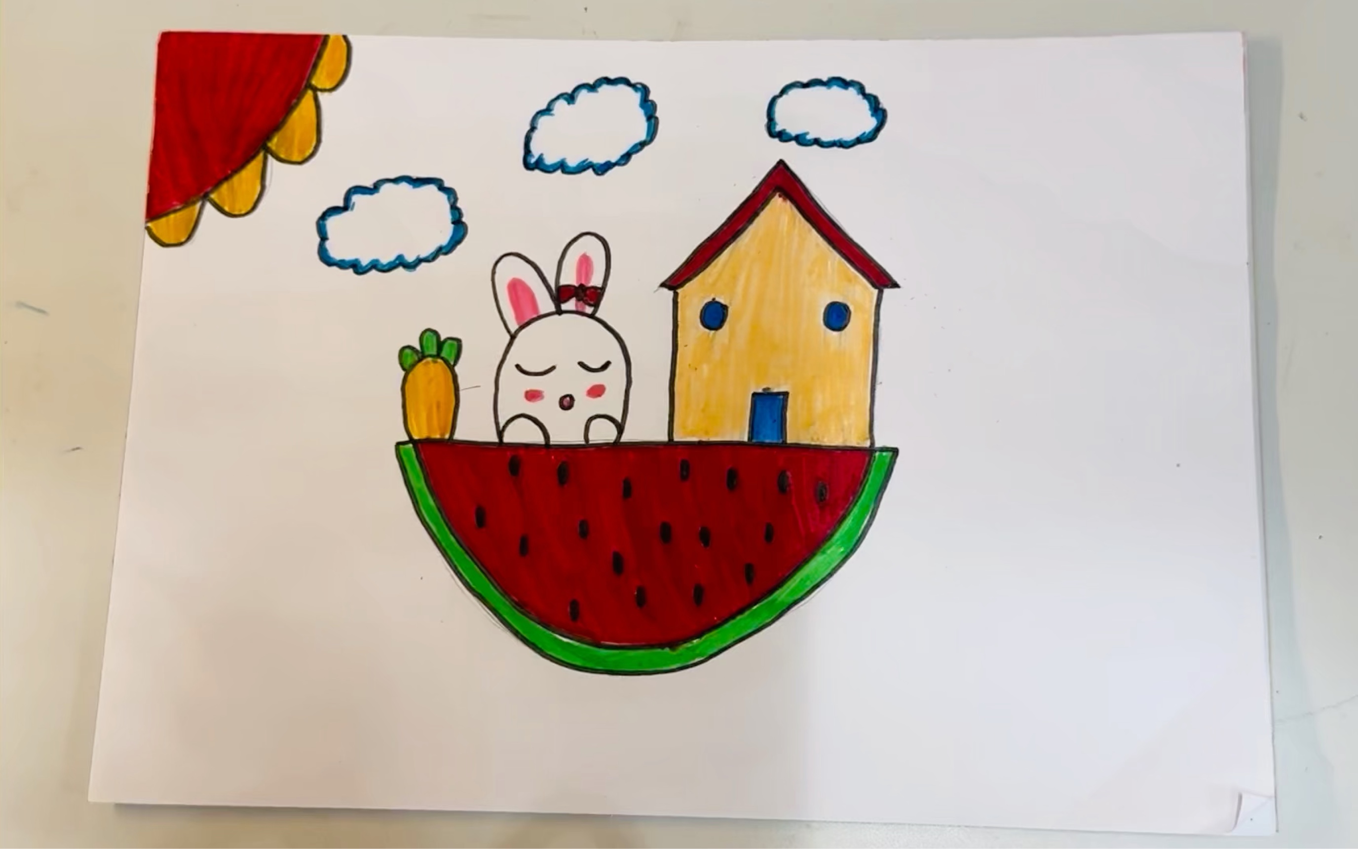 【星星学堂】-云课堂-绘画-西瓜屋