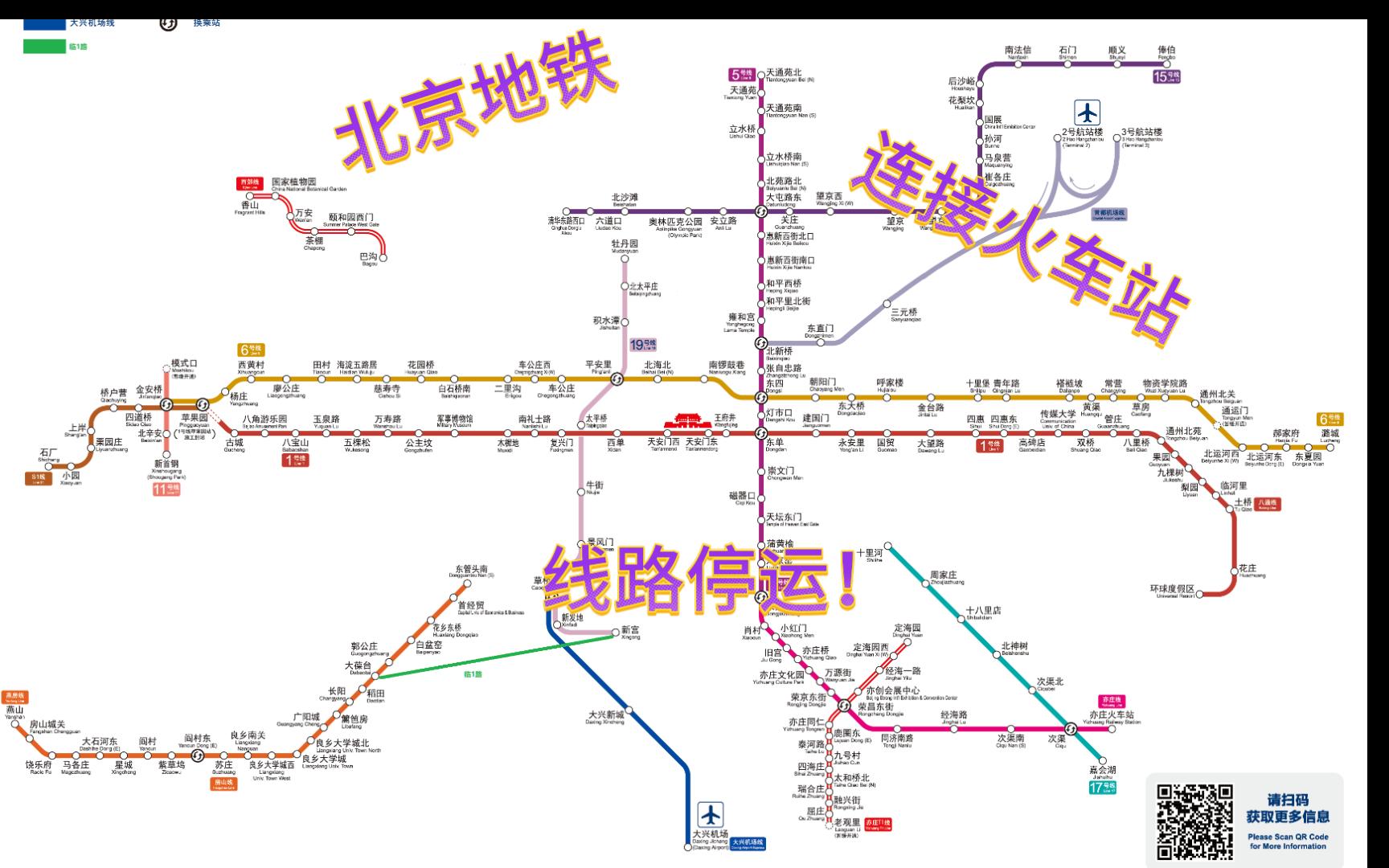 【北京地铁停运】假如北京地铁连接火车站的线路停运哔哩哔哩bilibili