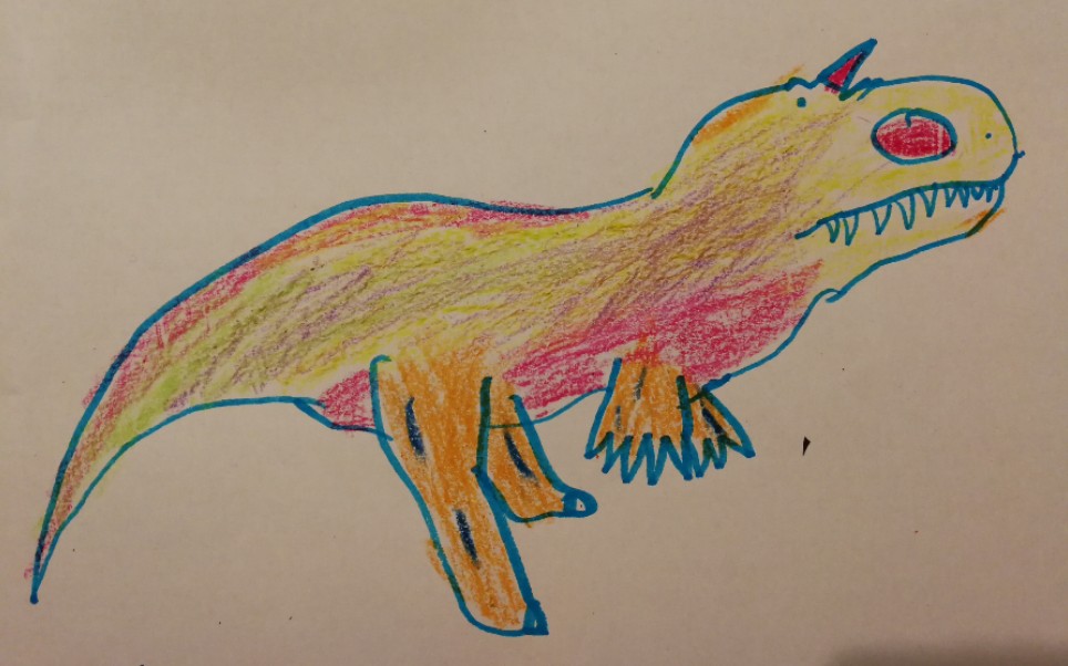 画只玛君龙和其他好多恐龙