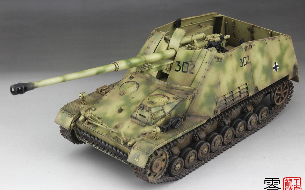 坦克模型:1/35二战德国大黄蜂反坦克歼击车