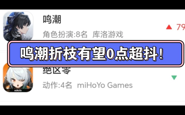 鸣潮折枝卡池第三波流水,稳定上升,有望在0点超抖!哔哩哔哩bilibili原神