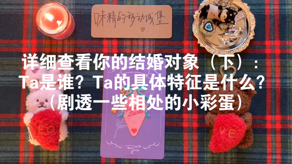 【味精限定】详细查看你的结婚对象(下):Ta是谁?Ta的具体特征是什么?并剧透一些相处的小彩蛋哔哩哔哩bilibili