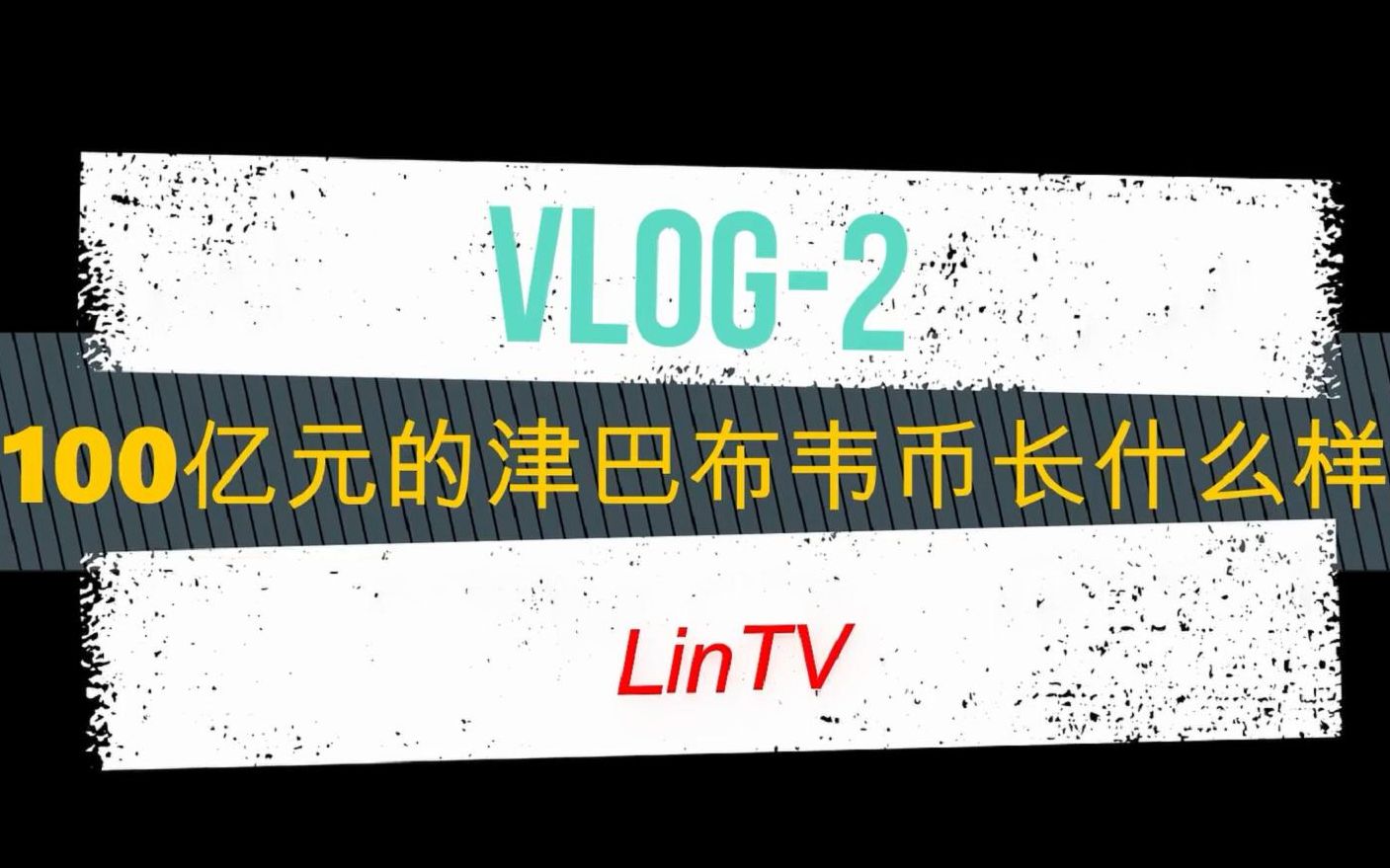 100亿元面值的津巴布韦纸币原来长这样?哔哩哔哩bilibili