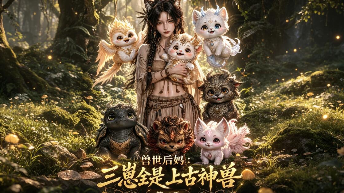 兽世后妈三崽权世上古神兽第三季 (98集)AI短剧