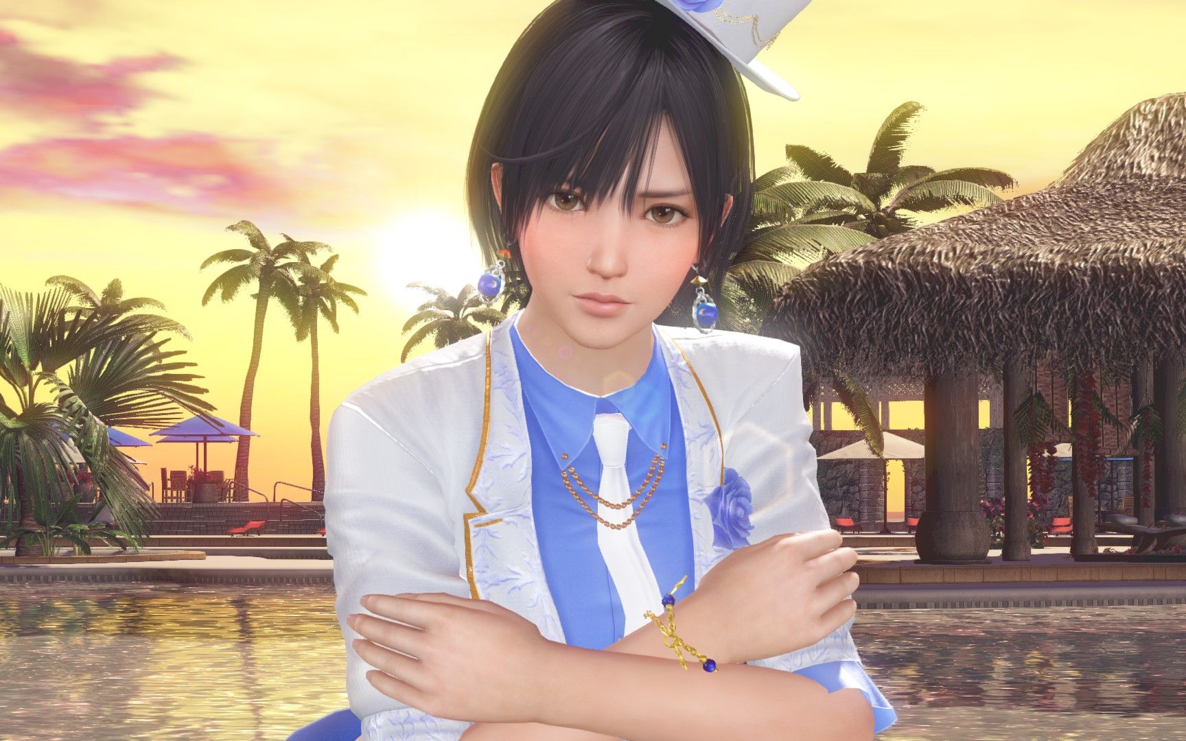 doaxvv 凪咲/渚 nagisa 白色情人节服装_哔哩哔哩_bilibili