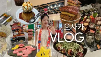 Download Video: 【HOJIN】大阪四天三夜 吃播旅行VLOG丨为了美食才去的大阪丨大阪环球影城丨三得利威士忌酒馆