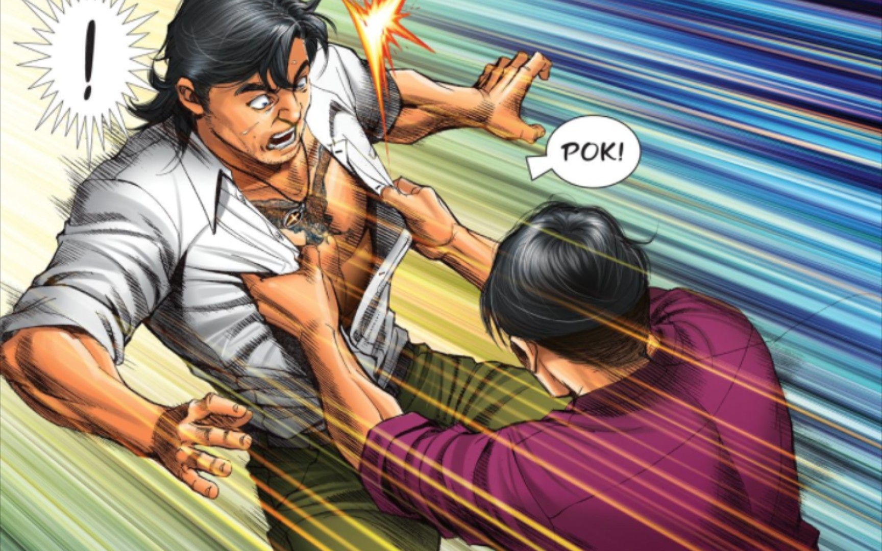 古惑仔漫画:大飞vs张世良_哔哩哔哩_bilibili