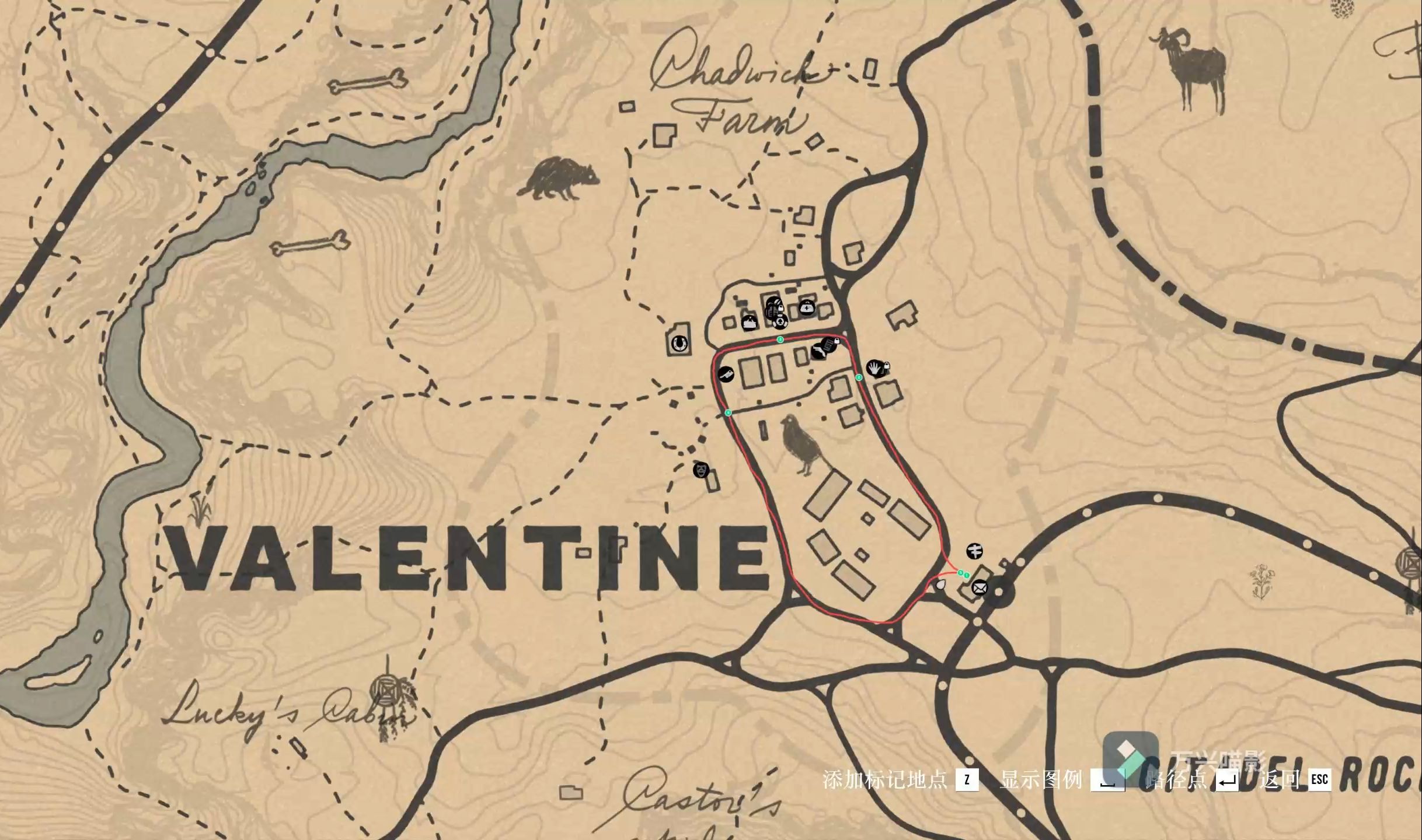 荒野大镖客2瓦伦丁公交 瓦伦丁城市1路上行瓦伦丁枢纽站