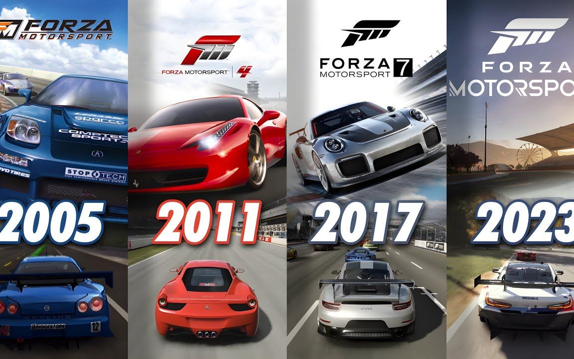 《极限竞速》(Forza) 全回顾 2005  2023哔哩哔哩bilibili